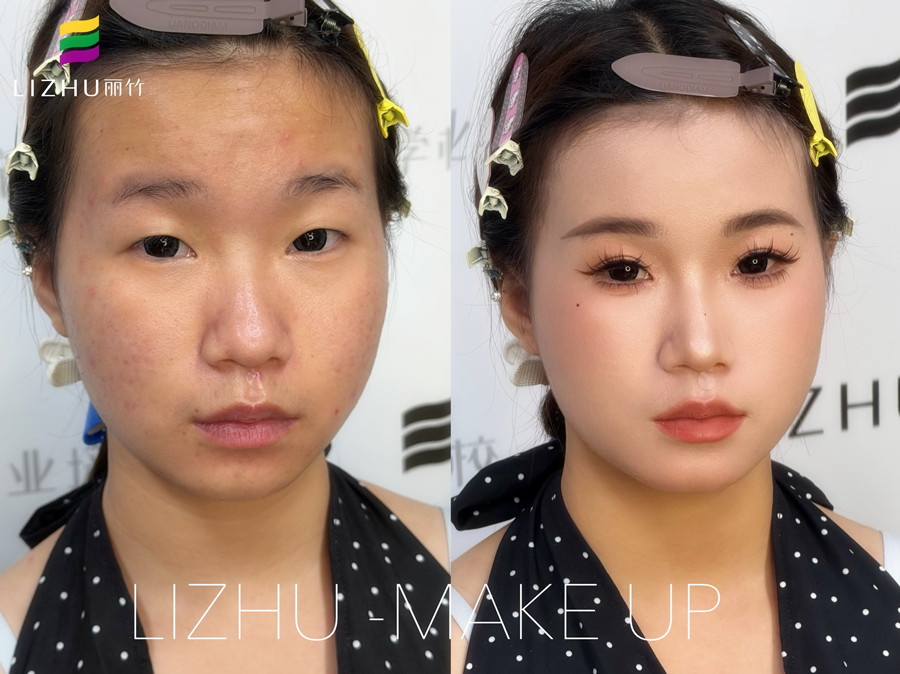 單眼皮調(diào)整技巧，廣西彩妝專業(yè)學(xué)校分享技巧